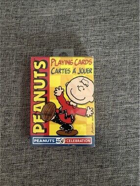 Peanuts Playing Cards Hoyle Deck Charlie Brown Model 6840 New Sealed